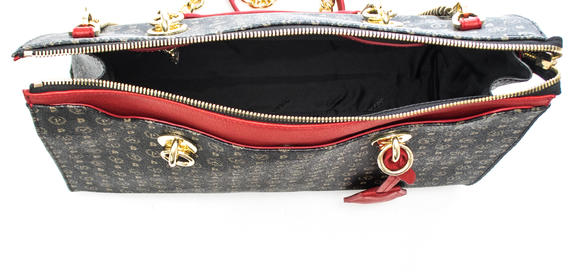 Heritage Classic Shoulder shopper, with shoulder strap black lacquer - Women&rsquo;s Bags
