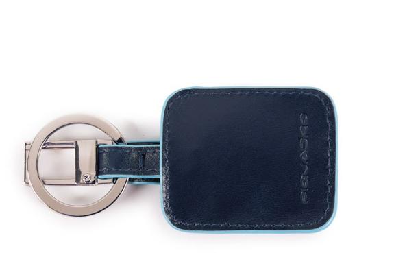 keyring BLUE SQUARE, with CONNEQU device blue - Key holders
