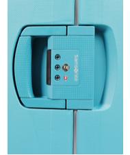 SAMSONITE Trolley S'CURE Line, medium size AQUA BLUE - Rigid Trolley Cases - 4