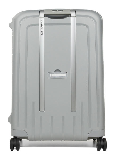Trolley S'CURE Line, medium size SILVER - Rigid Trolley Cases