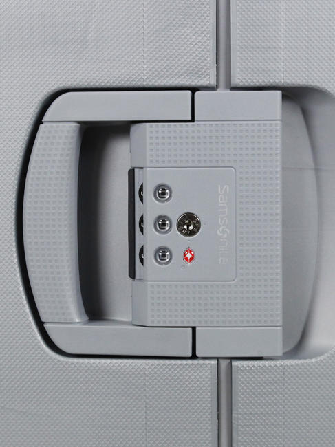 Trolley S'CURE Line, medium size SILVER - Rigid Trolley Cases