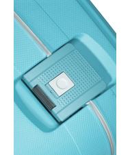 SAMSONITE trolley S CURE, large size AQUA BLUE - Rigid Trolley Cases - 7