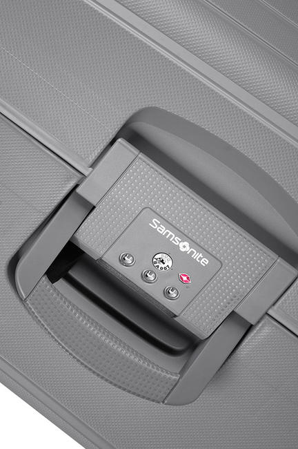 Trolley S'CURE line, extra-large size SILVER - Rigid Trolley Cases