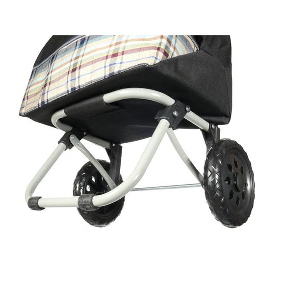 Medium Shopping Trolley Load capacity up to 15 kg Black - Shopping carts