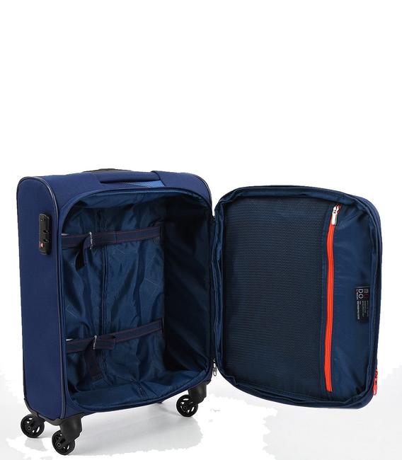 Trolley THUNDER, hand luggage, expandable blue - Hand luggage