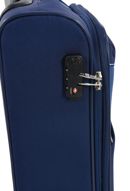 Trolley THUNDER, hand luggage, expandable blue - Hand luggage