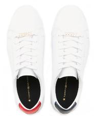 TOMMY HILFIGER  ESSENTIAL CUPSOLE, Sneakers in leather RWB - Women&rsquo;s shoes - 3