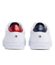 TOMMY HILFIGER  ESSENTIAL CUPSOLE, Sneakers in leather RWB - Women&rsquo;s shoes - 4