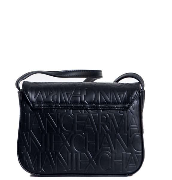 LOGO EMBOSSED Shoulder bag, logo print Black - Women’s Bags