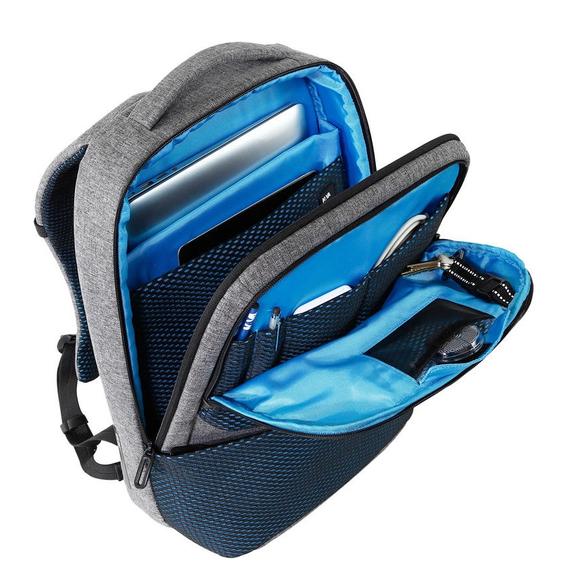  TRAFFIC Laptop backpack 15,6 " gray / artic blue - Laptop backpacks