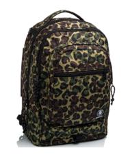 INVICTA  NEW PLUG ANIMALIER Trolley backpack 3 in 1 LEO GREEN - Backpack trolleys - 4