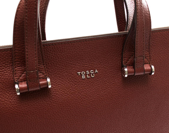 BLUE TOSCA OLGA Handbag, with shoulder portability LEATHER - Women&rsquo;s Bags
