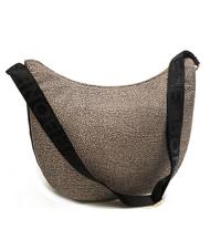 BORBONESE LUNA BAG MEDIUM LUNA Hobo bag, Medium OP / NATURAL / BLACK - Women&rsquo;s Bags - 2