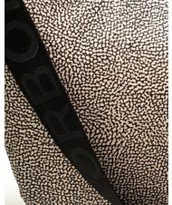 BORBONESE LUNA BAG MEDIUM LUNA Hobo bag, Medium OP / NATURAL / BLACK - Women&rsquo;s Bags - 3