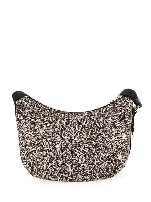LUNA BAG SMALL ECO LINE LUNA Hobo bag, Small OP / NATURAL / BLACK - Women&rsquo;s Bags