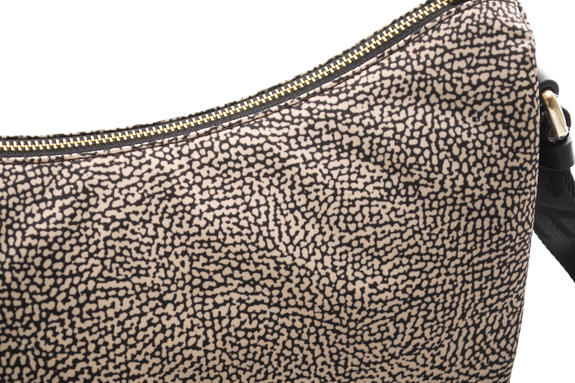 LUNA BAG SMALL ECO LINE LUNA Hobo bag, Small OP / NATURAL / BLACK - Women&rsquo;s Bags