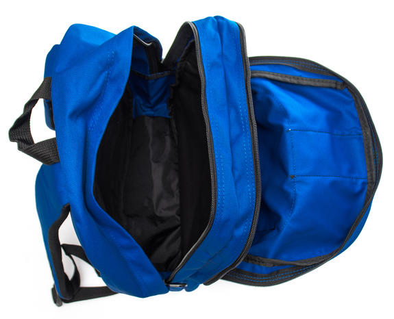  Fabric backpack, with double compartment ROYAL BLUE - Backpacks & School and Leisure