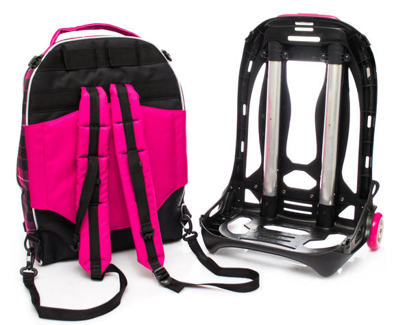 JACK COUNTRY JACK COUNTRY Backpack with trolley rhodamine - Backpack trolleys