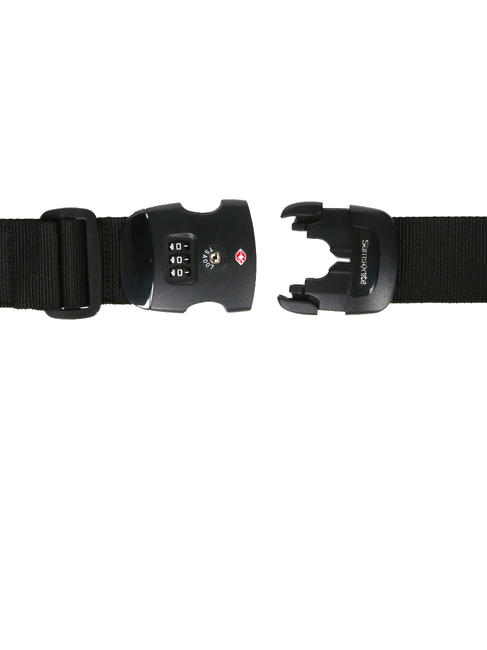  GLOBAL TRAVEL TSA luggage strap, with combination BLACK - Travel Accessories