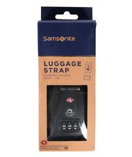 SAMSONITE  GLOBAL TRAVEL TSA luggage strap, with combination BLACK - Travel Accessories - 5