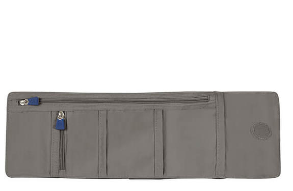 GLOBAL TRAVEL  GLOBAL TRAVEL Multi-pocket neck case ECLIPSEGREY - Travel Accessories