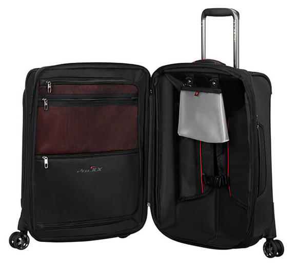  PRO-DLX5 Hand luggage trolley, expandable BLACK - Hand luggage