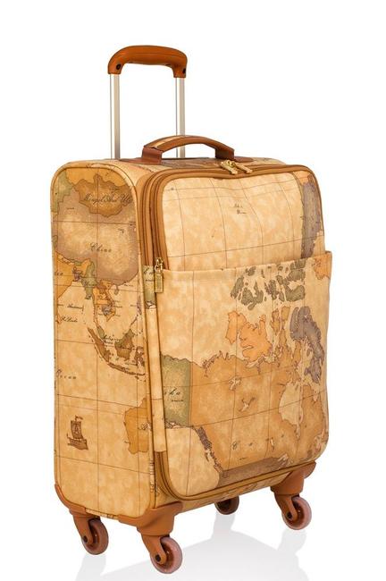  GEO CLASSIC Hand luggage trolley NATURAL - Hand luggage
