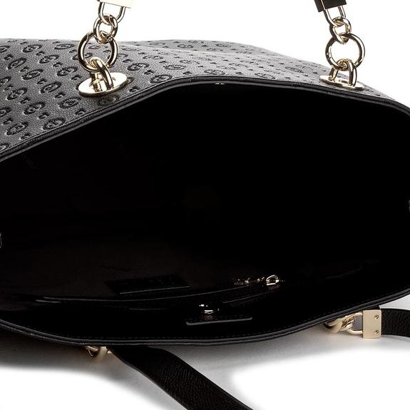 Heritage Embossed Shoulder bag, with interchangeable handles Black - Women&rsquo;s Bags