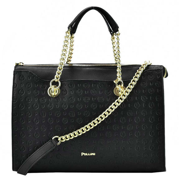 Heritage Embossed Shoulder bag, with shoulder strap Black - Women&rsquo;s Bags