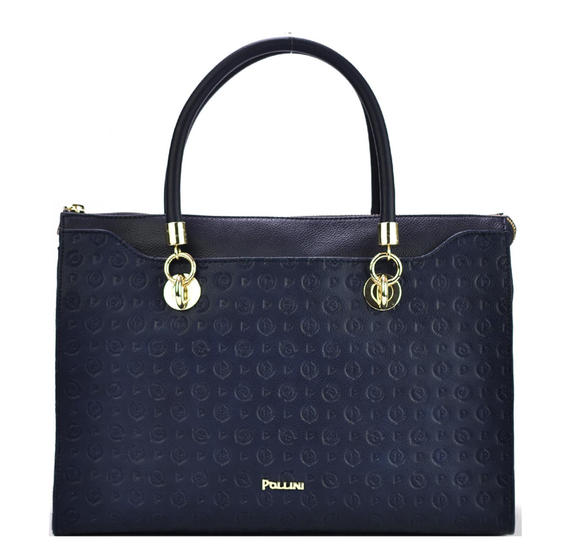 Heritage Embossed Shoulder bag, with shoulder strap blue - Women&rsquo;s Bags