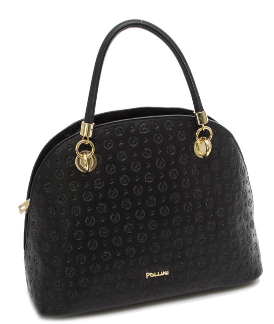 Heritage Embossed Handbag; with shoulder strap Black - Women&rsquo;s Bags