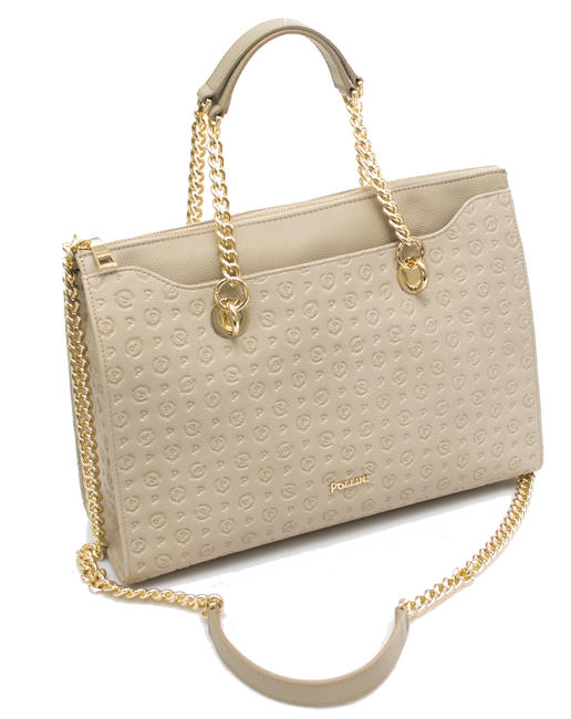 Heritage Embossed Shoulder bag, with shoulder strap ICE - Women&rsquo;s Bags