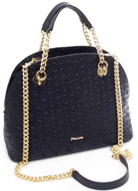 Heritage Embossed Handbag; with shoulder strap blue - Women&rsquo;s Bags