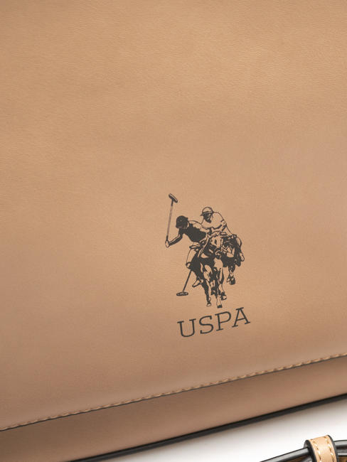 S.U.A. POLO ASSN. CHEYENNE Shoulder bag light taupe - Women&rsquo;s Bags
