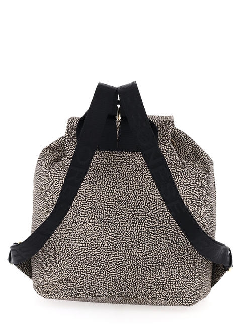 MEDIUM ECO LINE Medium backpack in fabric OP / NATURAL / BLACK - Women&rsquo;s Bags