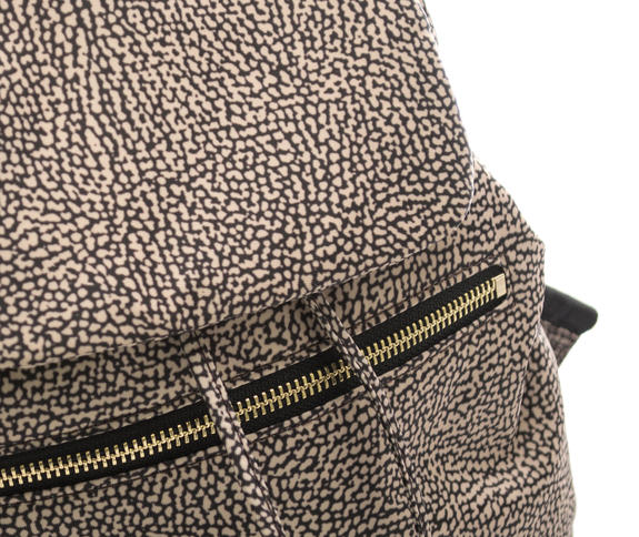 MEDIUM ECO LINE Medium backpack in fabric OP / NATURAL / BLACK - Women&rsquo;s Bags