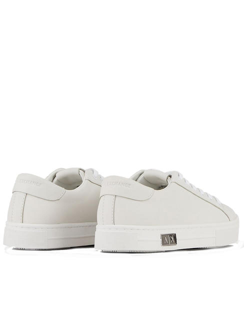  Women's leather sneakers WHITE / WHITE - Women’s shoes