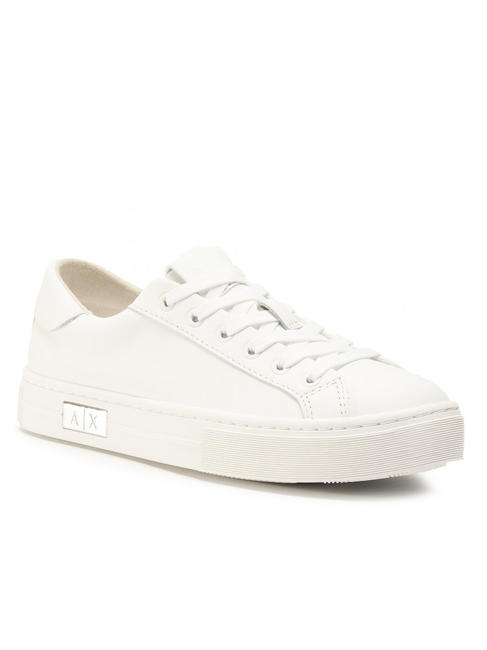  Women's leather sneakers WHITE / WHITE - Women’s shoes