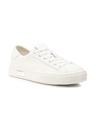 ARMANI EXCHANGE  Women's leather sneakers WHITE / WHITE - Women’s shoes - 3