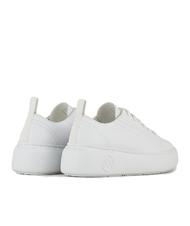 ARMANI EXCHANGE SUPER ACTION Leather sneakers with platform OP WHITE - Women’s shoes - 4