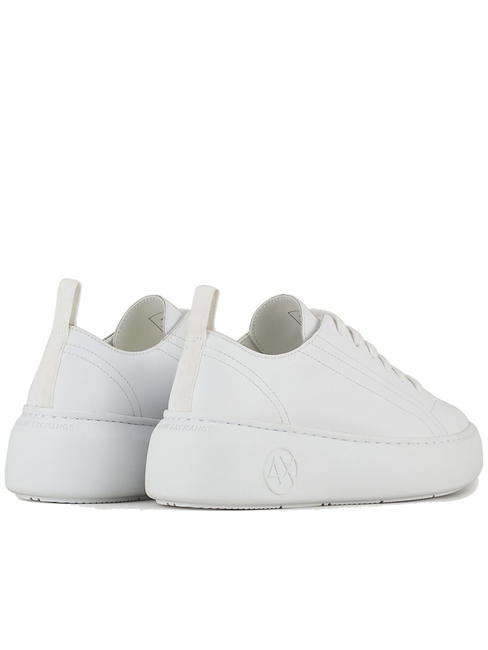 SUPER ACTION Leather sneakers with platform OP WHITE - Women&rsquo;s shoes