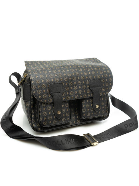 Heritage Classic Shoulder bag, in PVC Black - Women’s Bags