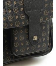 POLLINI Heritage Classic Shoulder bag, in PVC Black - Women’s Bags - 4