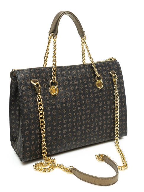 Heritage Classic Shoulder shopper, with shoulder strap black bronze - Women&rsquo;s Bags