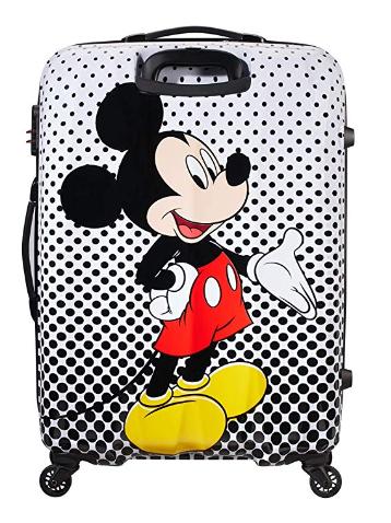 Trolley DISNEY LEGENDS, medium size MICKEY MOUSE POLKA DOT - Rigid Trolley Cases