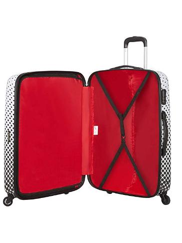 Trolley DISNEY LEGENDS, medium size MICKEY MOUSE POLKA DOT - Rigid Trolley Cases