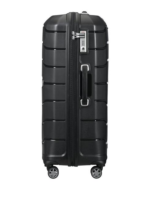 trolley FLUX, extra large size, expandable BLACK - Rigid Trolley Cases