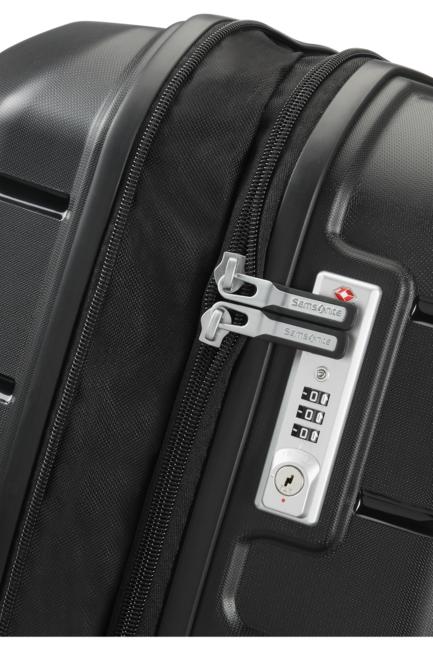 trolley FLUX, extra large size, expandable BLACK - Rigid Trolley Cases