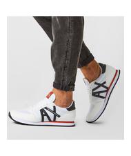 ARMANI EXCHANGE RIO Low sneakers MULTICOLOR / OP.WHITE + BLACK - Men&rsquo;s shoes - 7