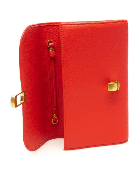 zaniah portafoglio pelle vitello ZANIAH Clutch bag with shoulder strap POLISH RED - Women&rsquo;s Wallets